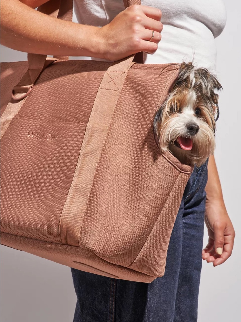 Wild One Recycled Knit Everyday Dog Carrier Tote